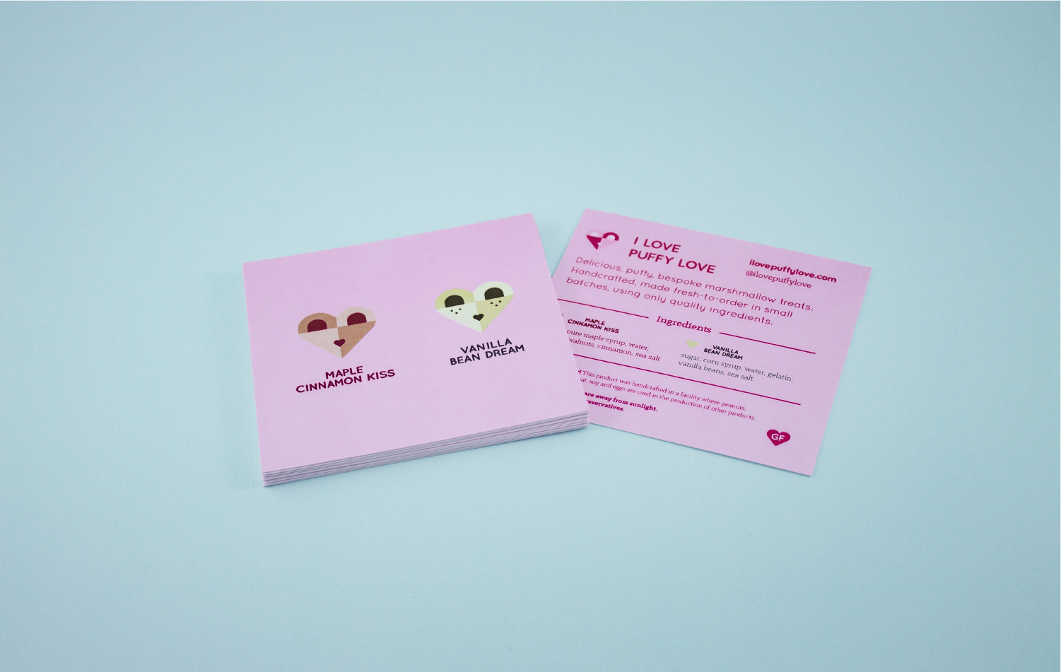 two flavour card layout